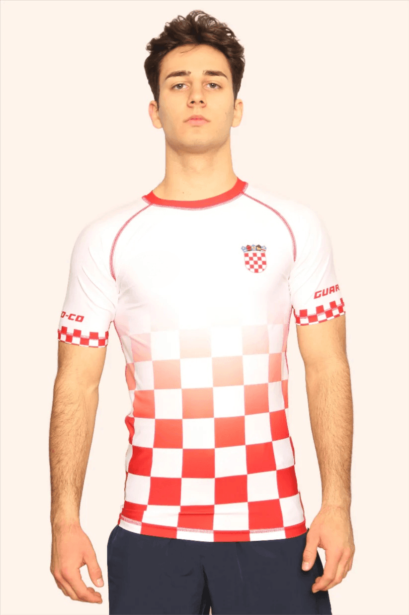 Croatia Short Sleeve Rash Guard