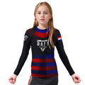 Croatia Skull Fighter Kids Rash Guard
