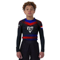 Croatia Skull Fighter Kids Rash Guard