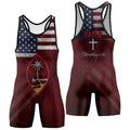 Custom Guam Red Wrestling Singlet