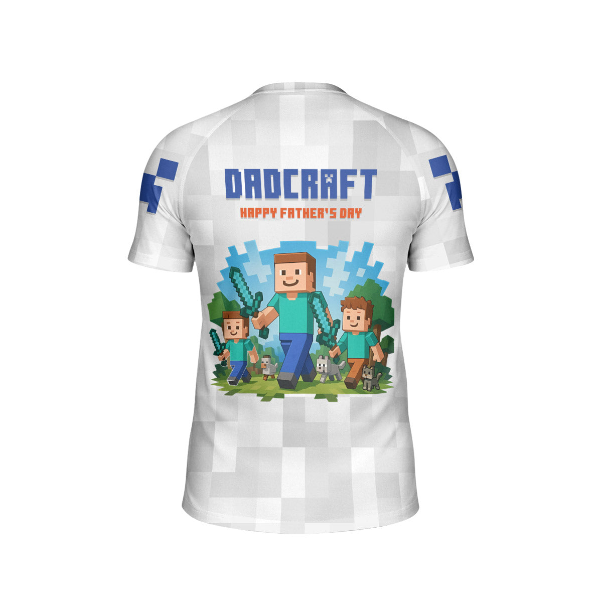 Dadcraft Happy Father's Day Kids Rash Guard
