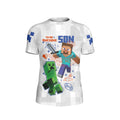 Dadcraft Happy Father's Day Kids Rash Guard