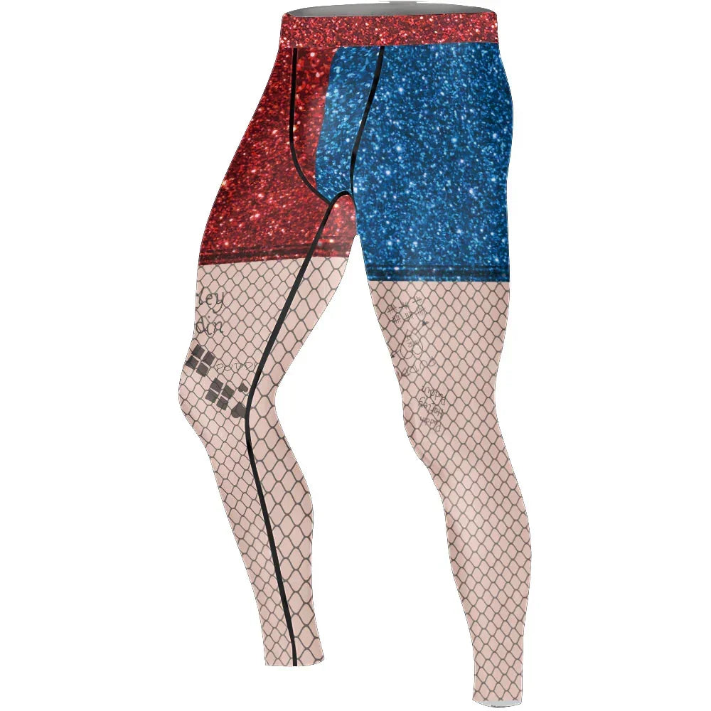 Daddy's Lil Monster Men's Compression Leggings