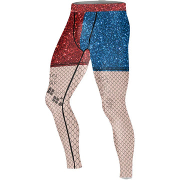 Daddy's Lil Monster Men's Compression Leggings