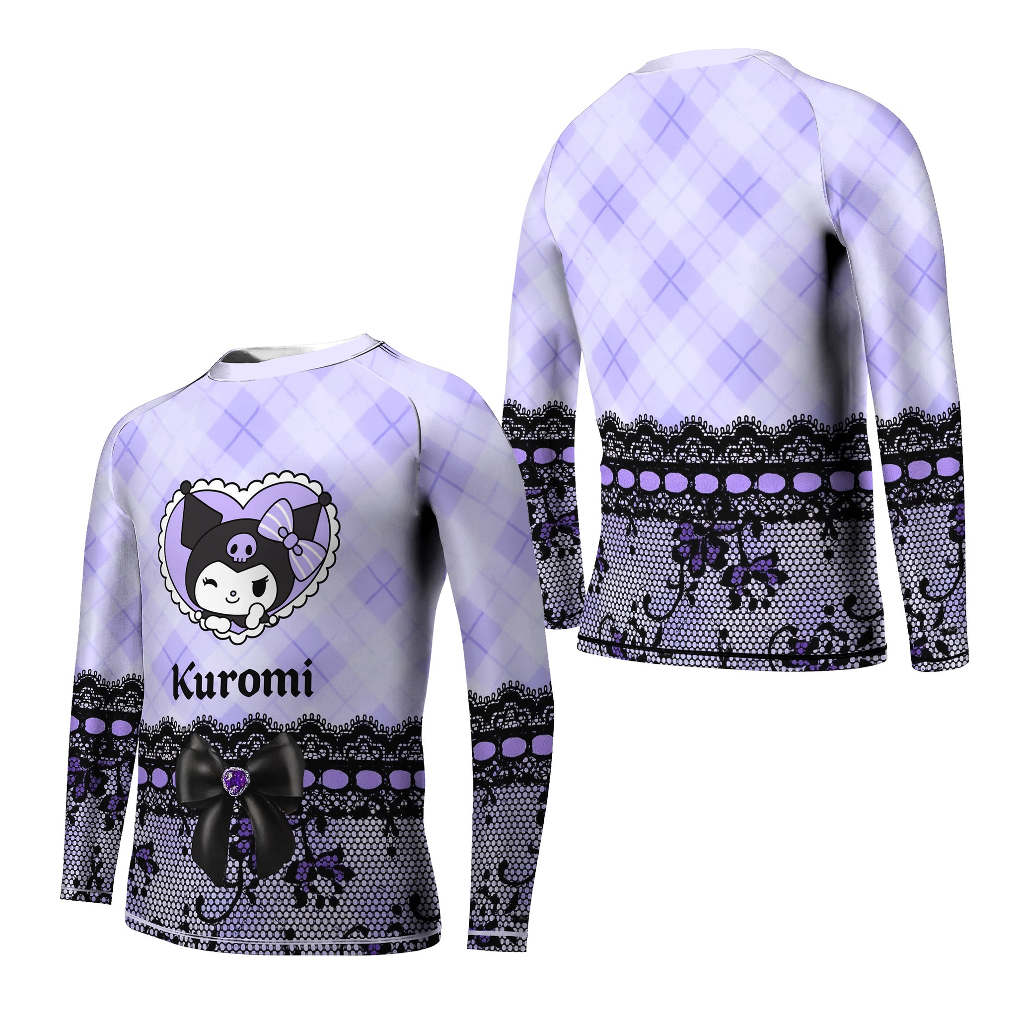 Dark Cutie Kuromi Kids Rash Guard