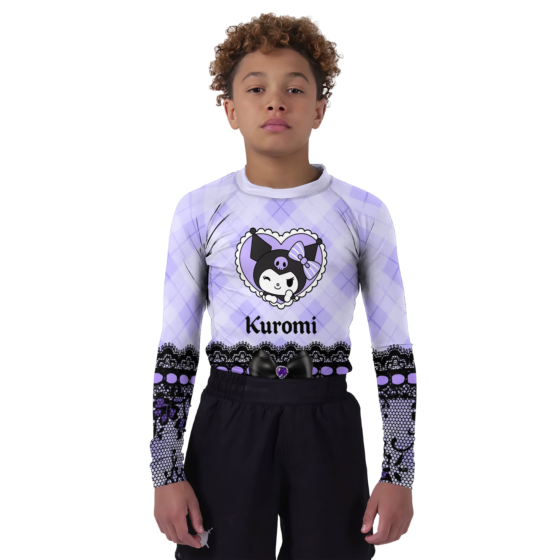 Dark Cutie Kuromi Kids Rash Guard
