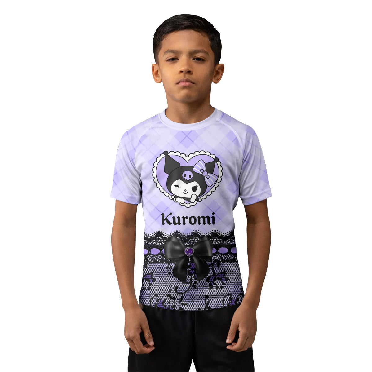Dark Cutie Kuromi Kids Rash Guard