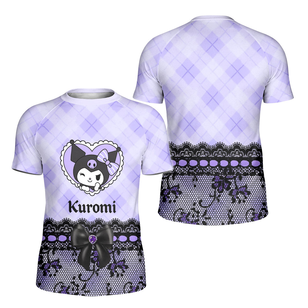 Dark Cutie Kuromi Kids Rash Guard