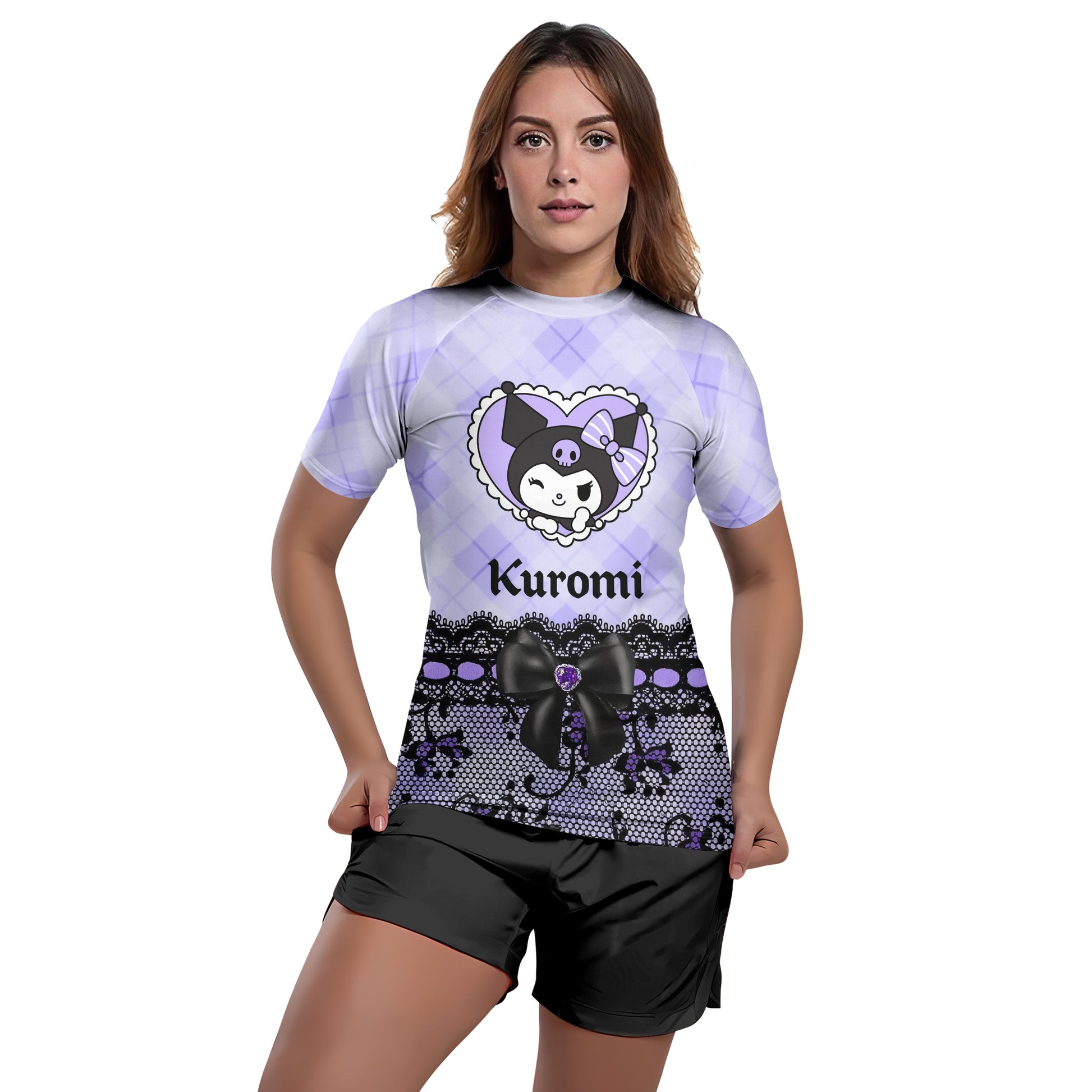 Dark Cutie Kuromi Rash Guard