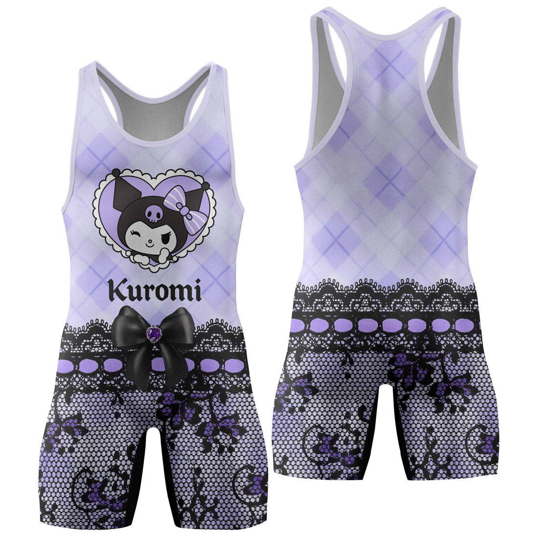 Dark Cutie Kuromi Wrestling Singlet