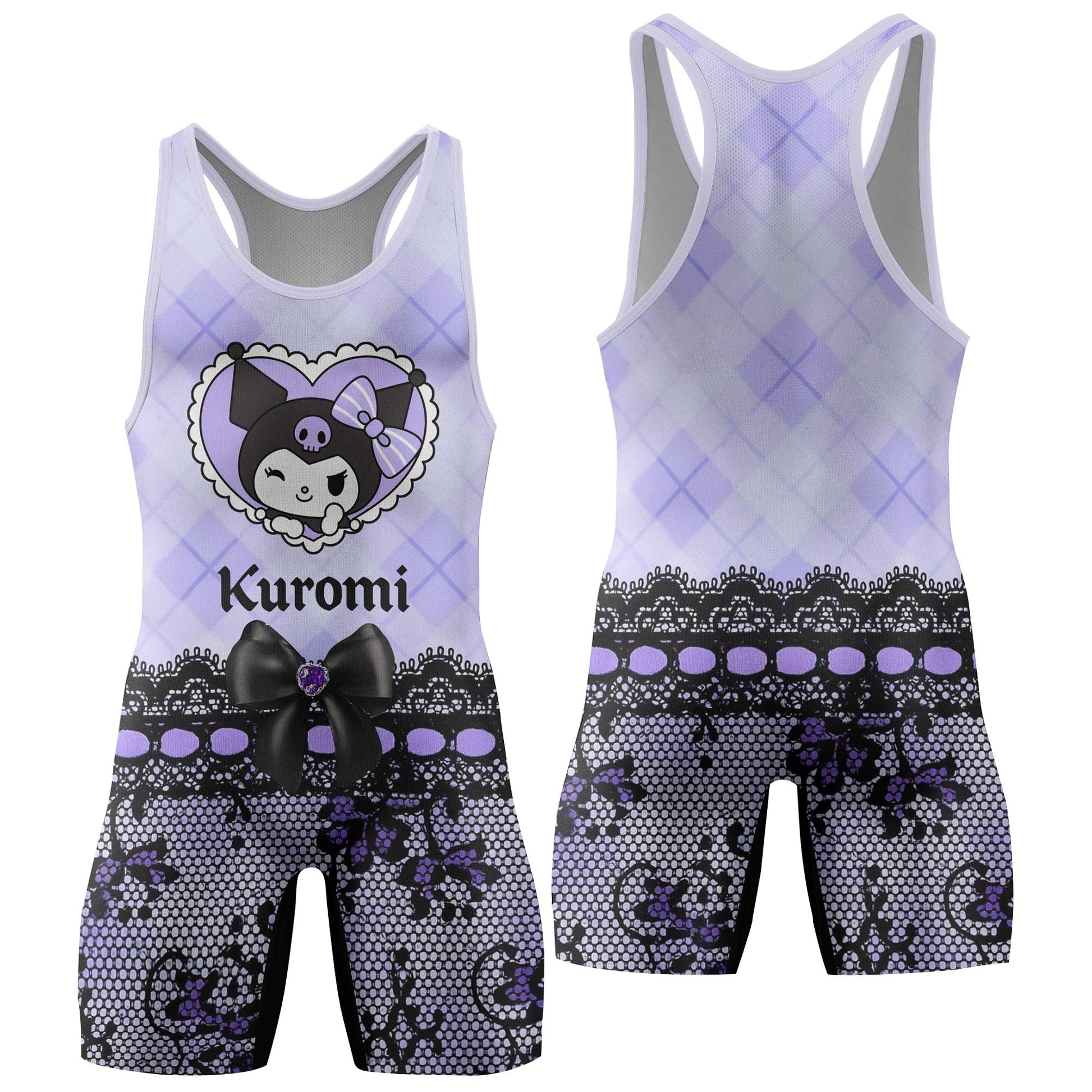 Dark Cutie Kuromi Wrestling Singlet