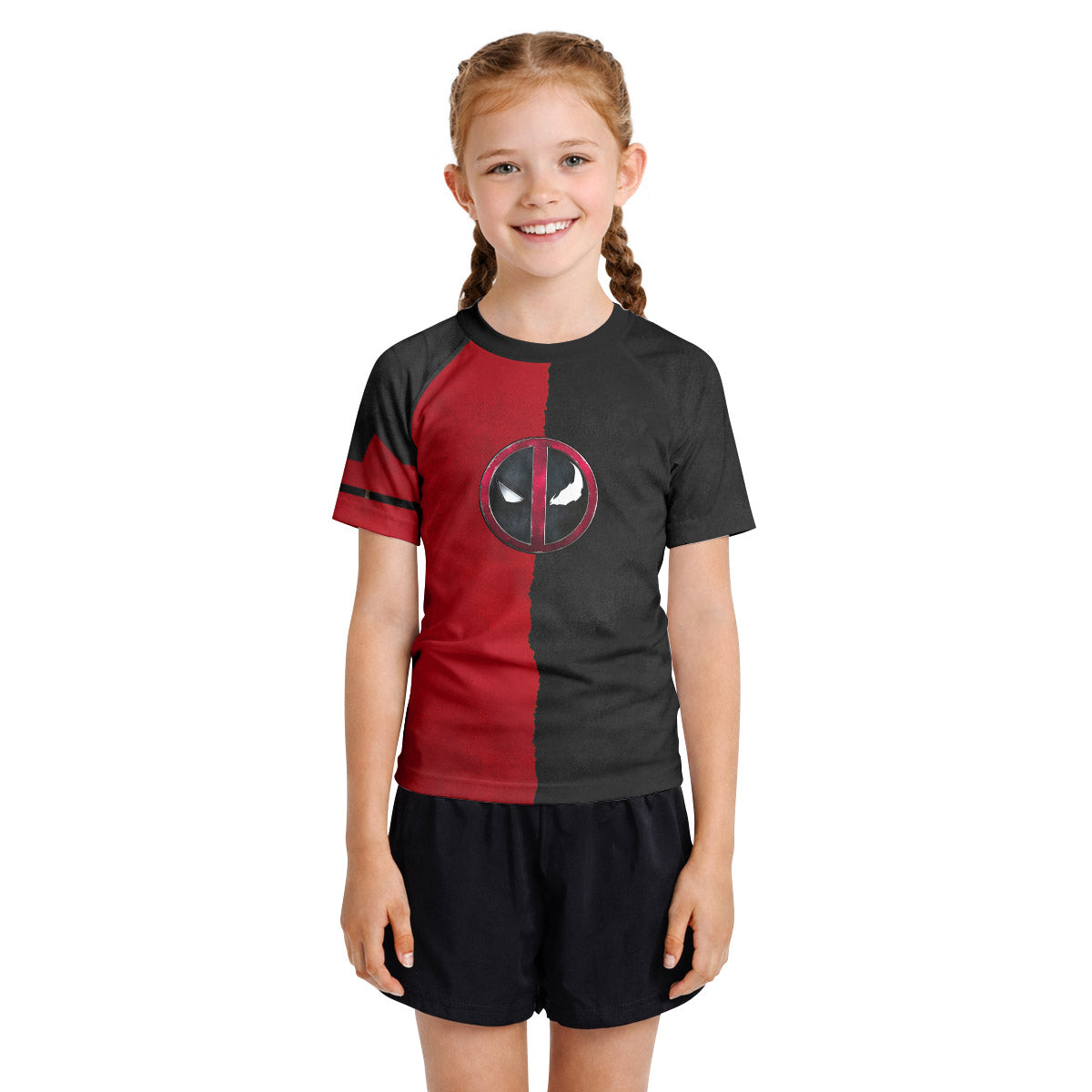 Deadpool And Venom Kids Rash Guard