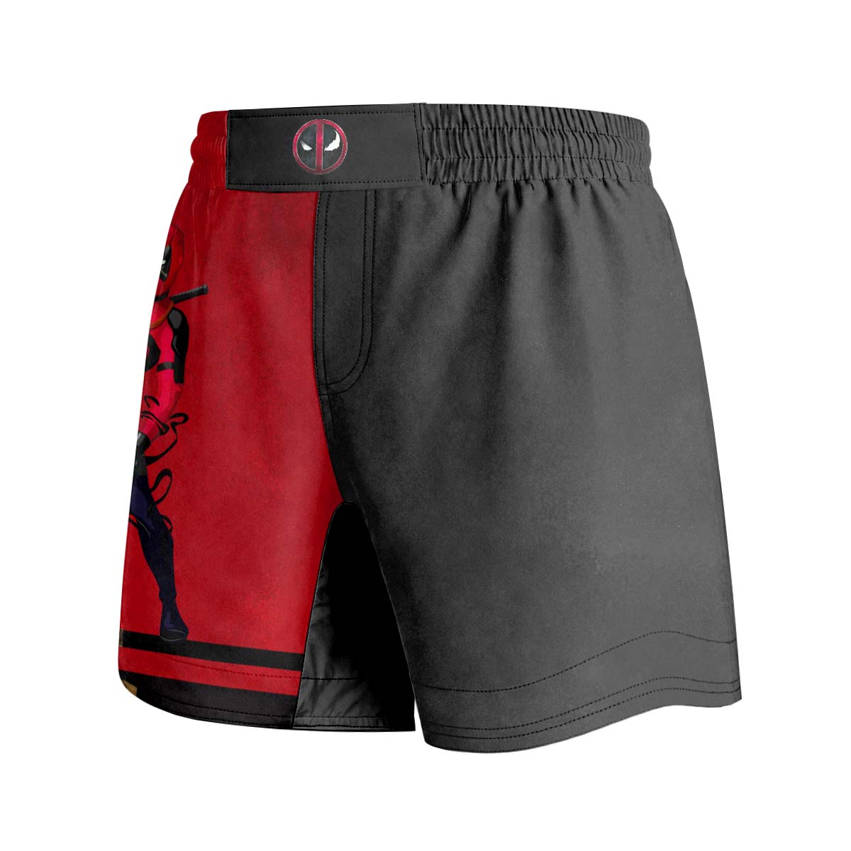 Deadpool And Venom  Grappling Shorts