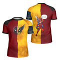 Deadpool And Wolverine Best Friend Choke Kids Rash Guard
