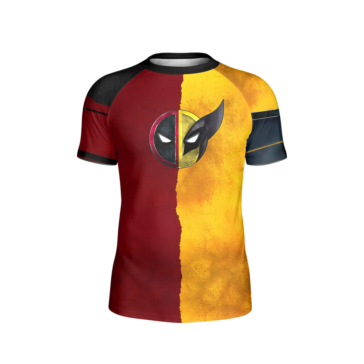 Deadpool And Wolverine Best Friend Choke Kids Rash Guard