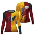 Deadpool And Wolverine Best Friend Choke Rash Guard