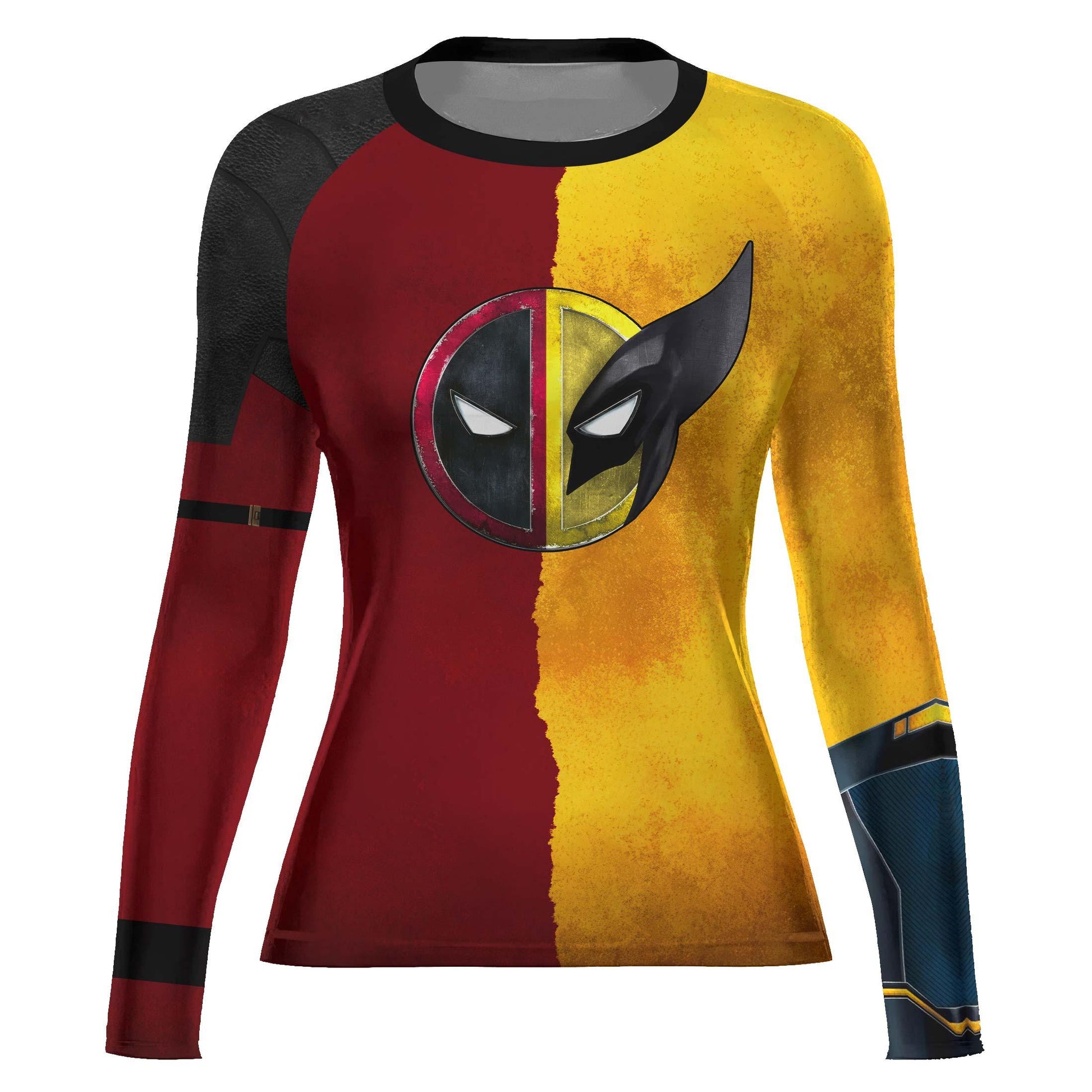 Deadpool And Wolverine Best Friend Choke Rash Guard