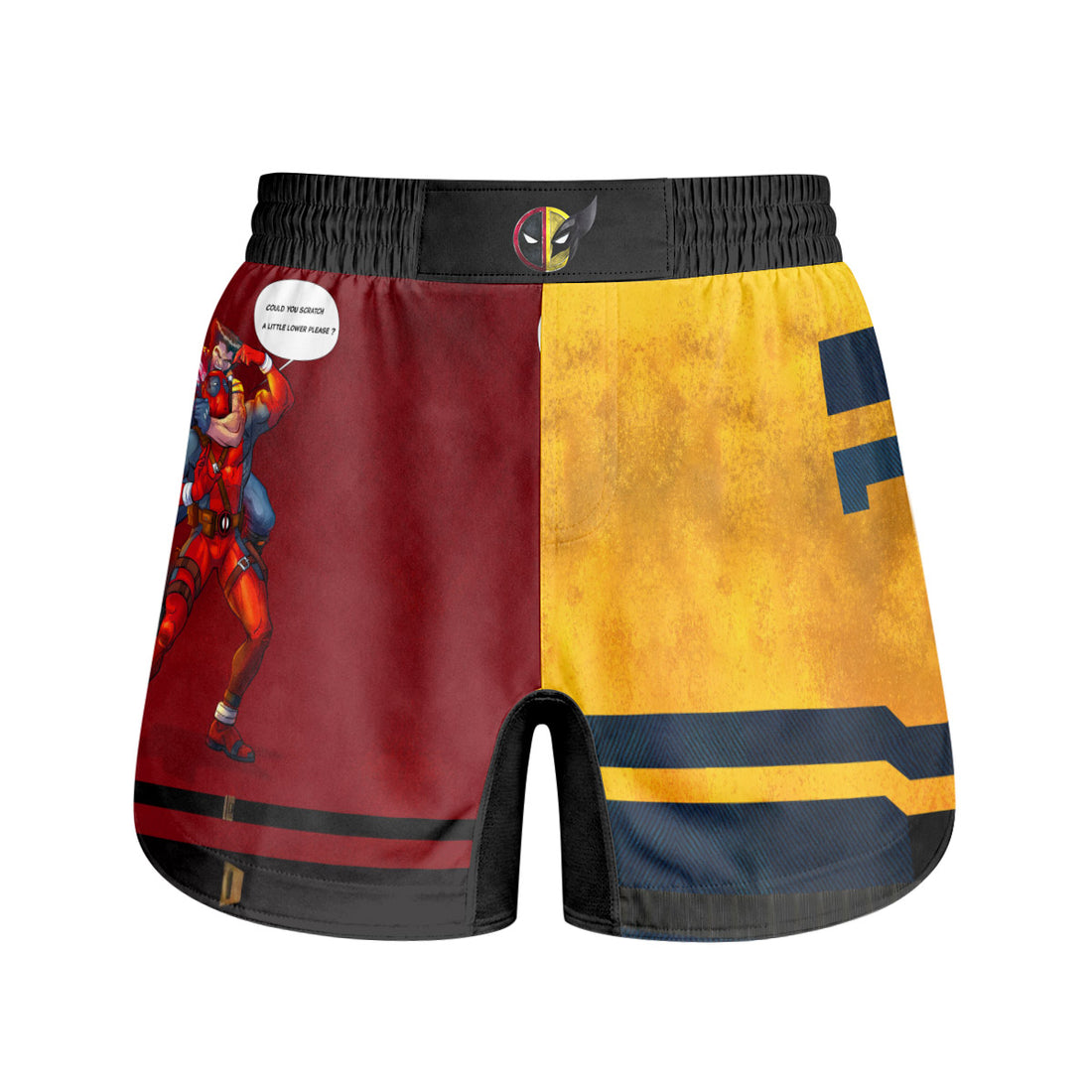 Deadpool And Wolverine Best Friend Choke Grappling Shorts