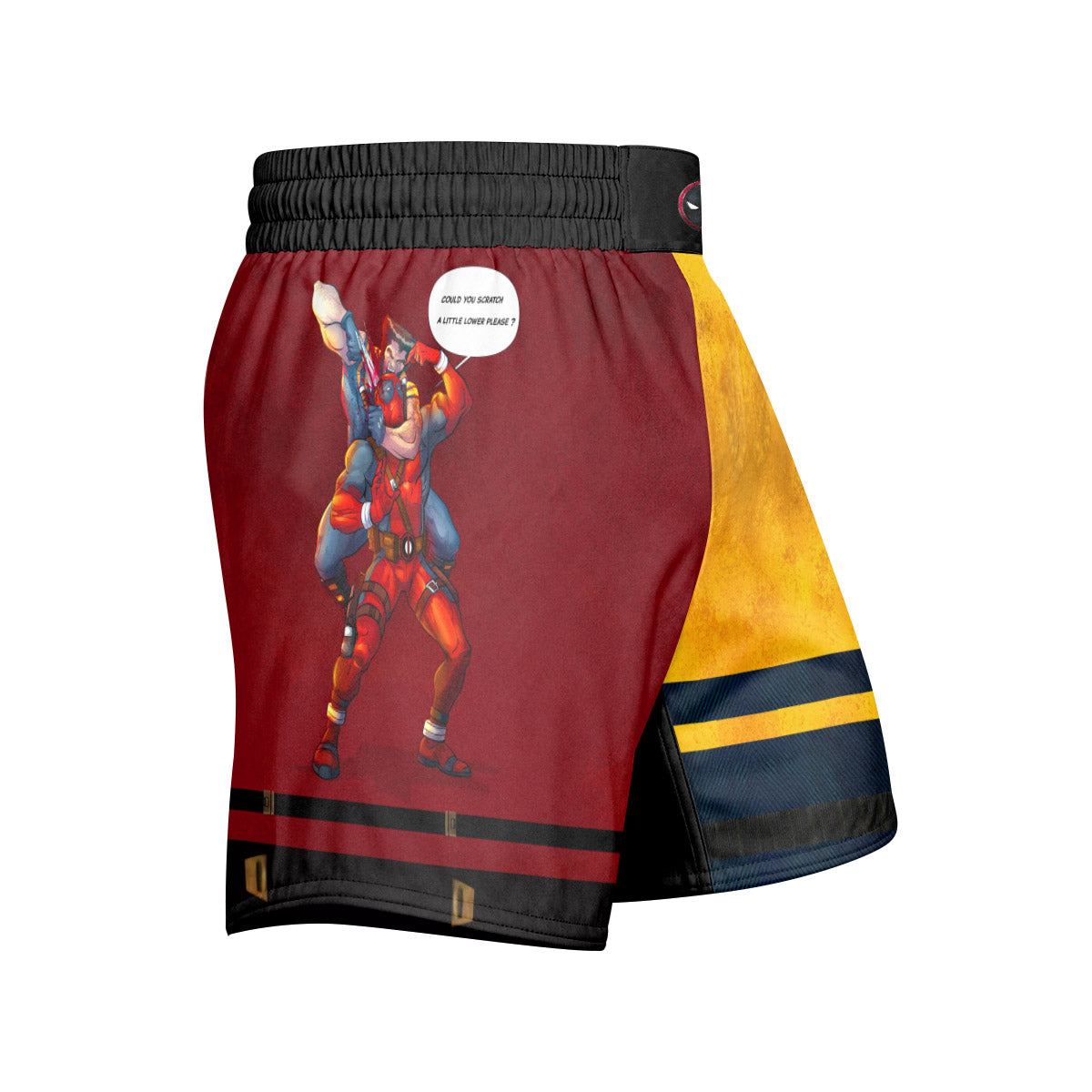 Deadpool And Wolverine Best Friend Choke Grappling Shorts
