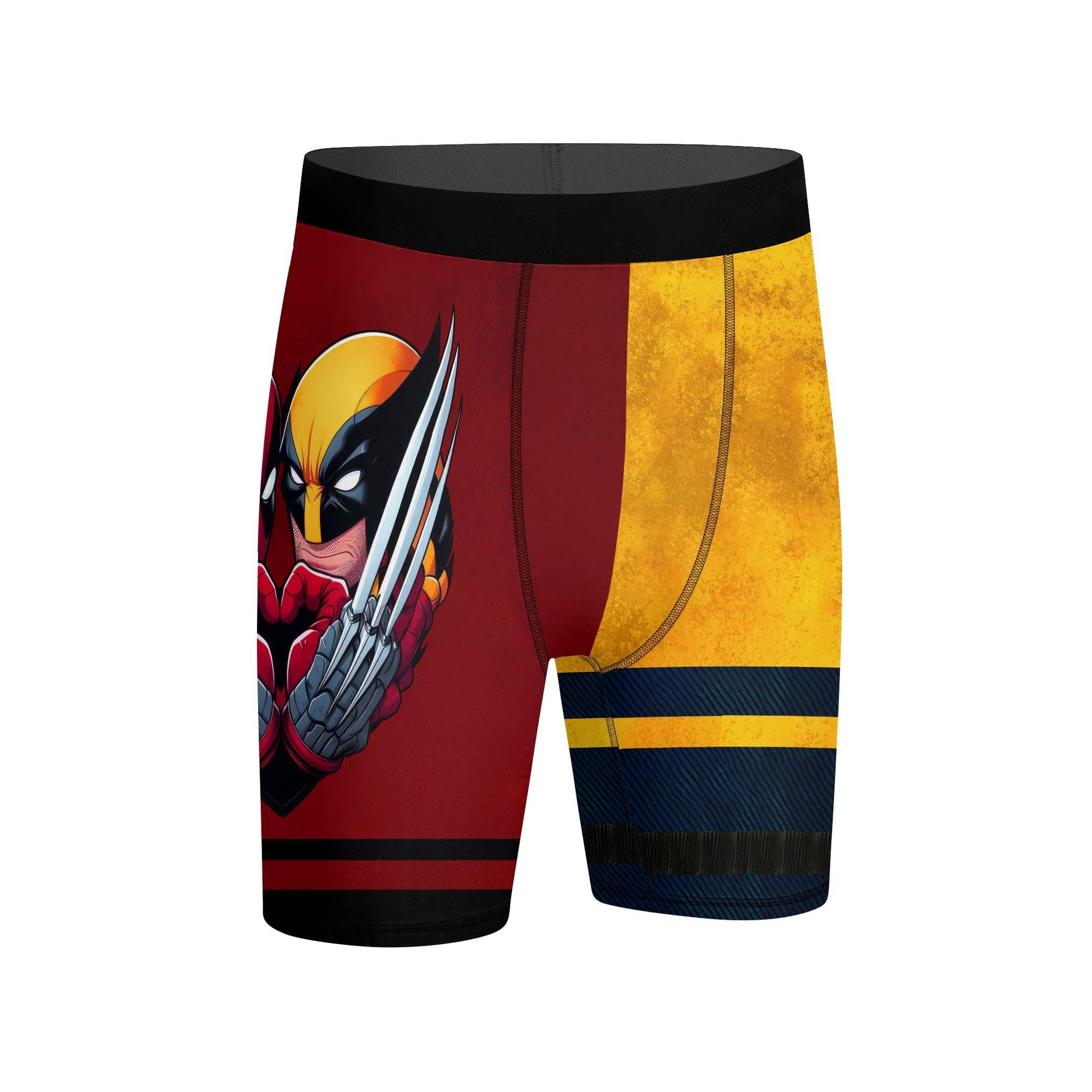 Deadpool And Wolverine Best Friend Dual Compression Shorts