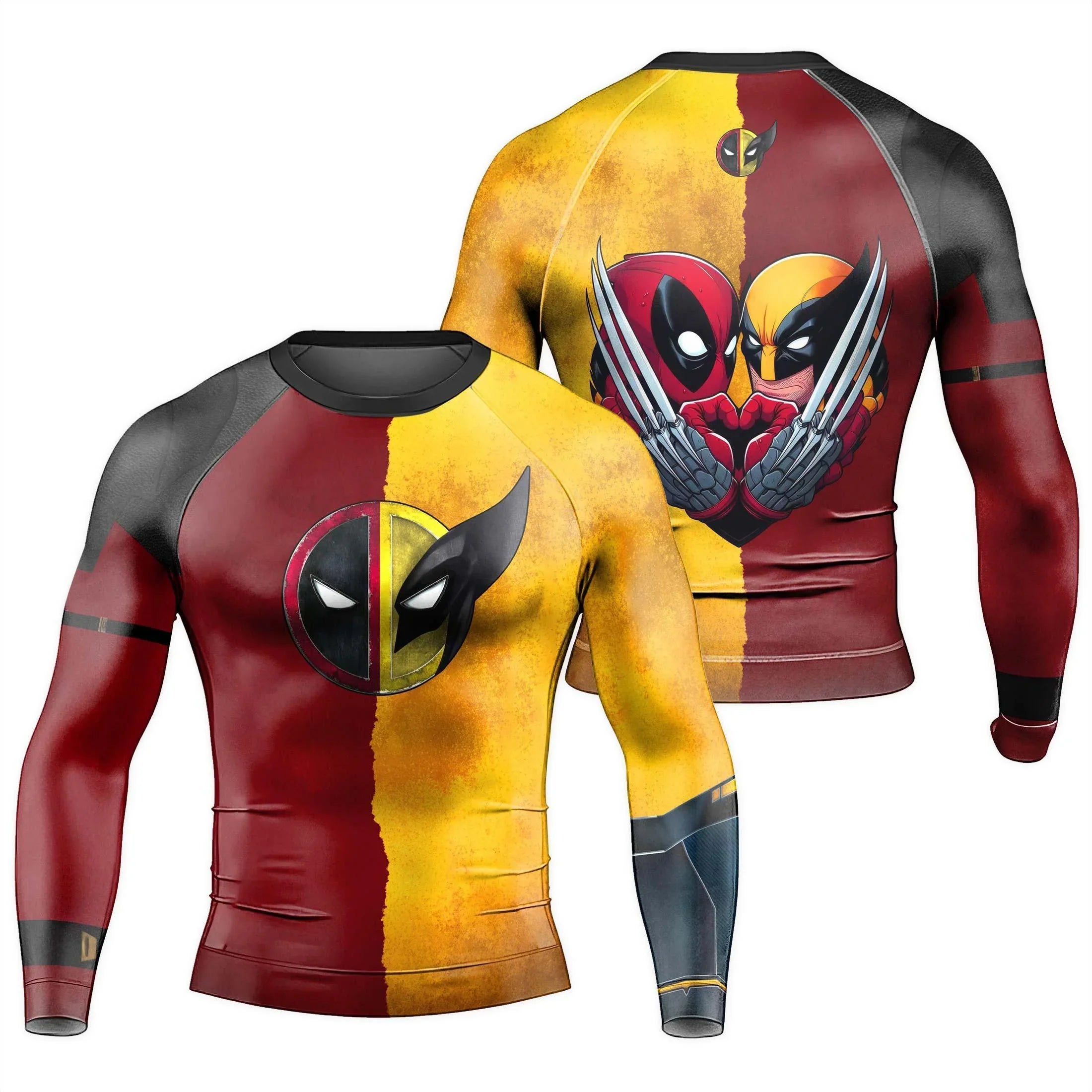 Deadpool And Wolverine Best Friend Dual Rash Guard | Rash Guard