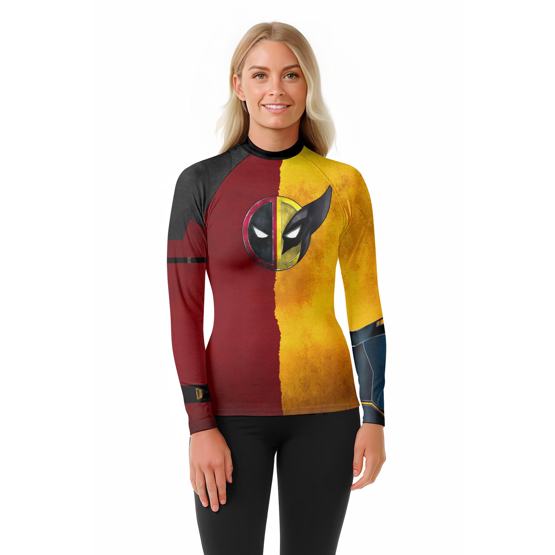 Deadpool And Wolverine Best Friend Dual Rash Guard