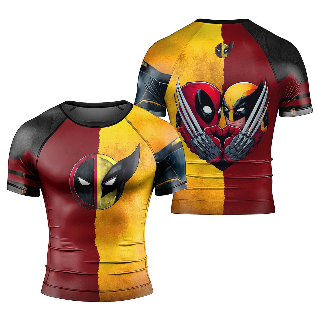 Deadpool And Wolverine Best Friend Dual Rash Guard