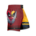 Deadpool And Wolverine Best Friend Dual Grappling Shorts
