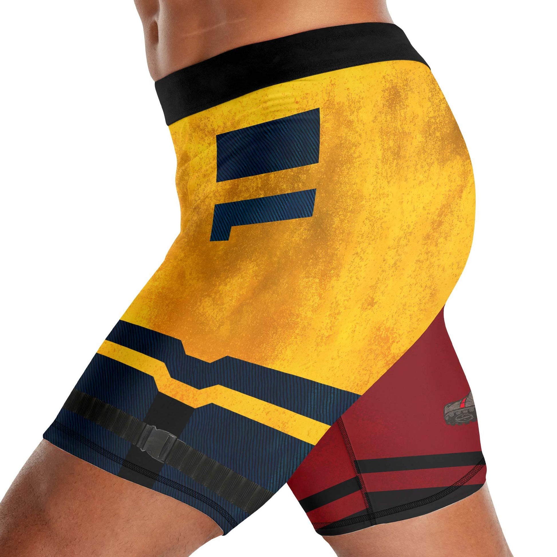 Deadpool And Wolverine Let Roll Together Compression Shorts