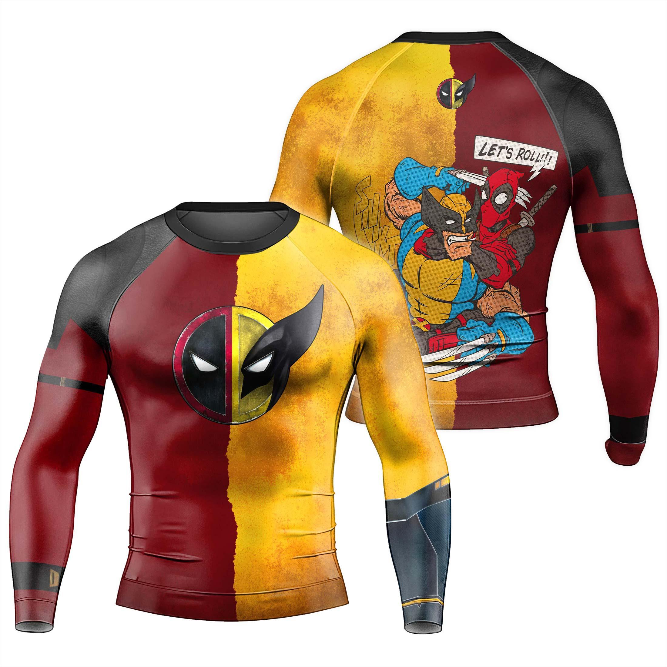 Deadpool And Wolverine Let Roll Together Rash Guard | Rash Guard