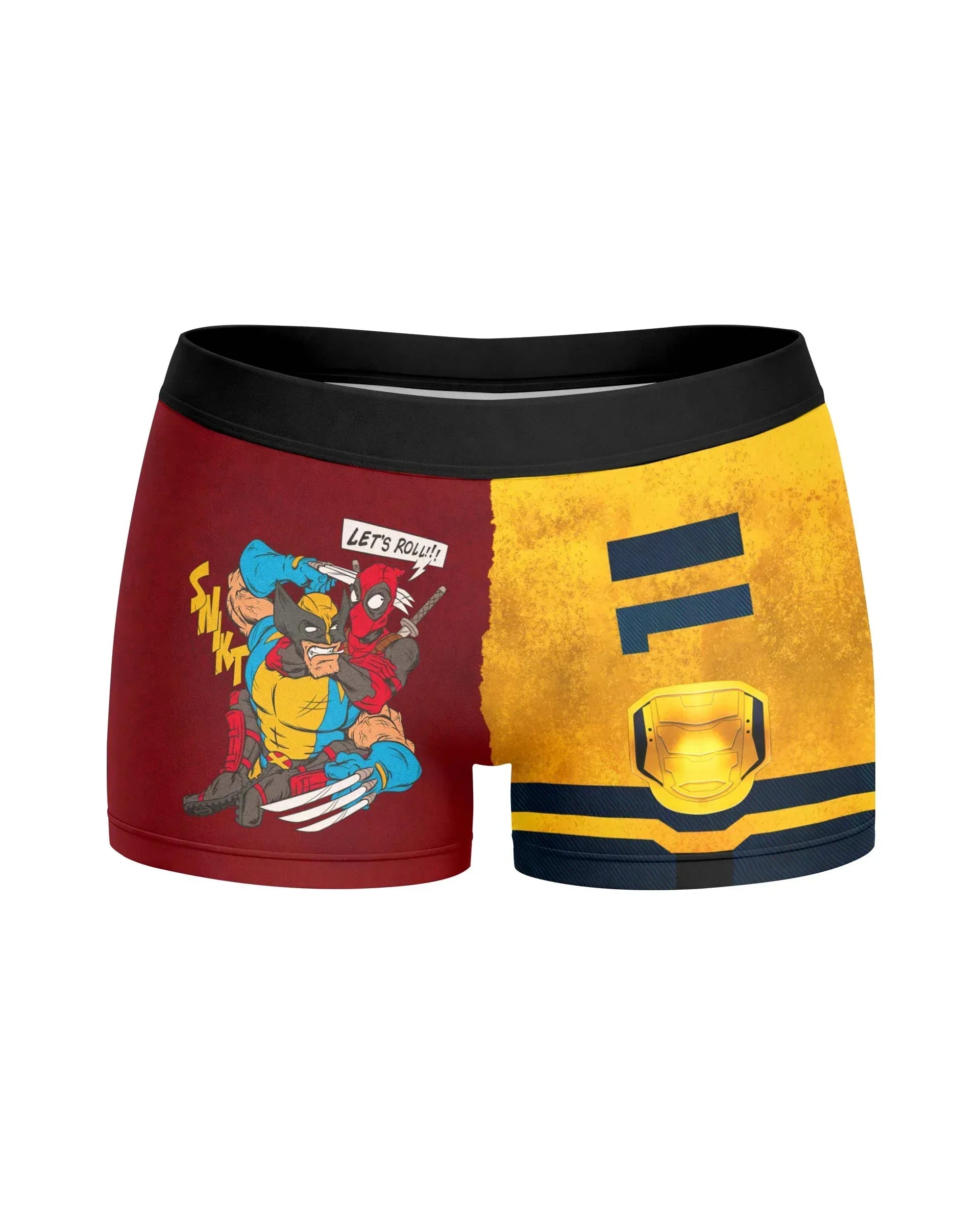 Deadpool And Wolverine Let Roll Together Women's Workout Set
