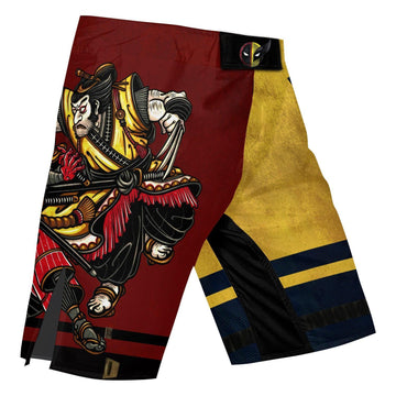 Deadpool And Wolverine Samurai Fight Shorts