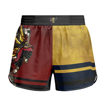 Deadpool And Wolverine Samurai Kids Grappling Shorts