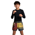 Deadpool And Wolverine Samurai Kids Grappling Shorts