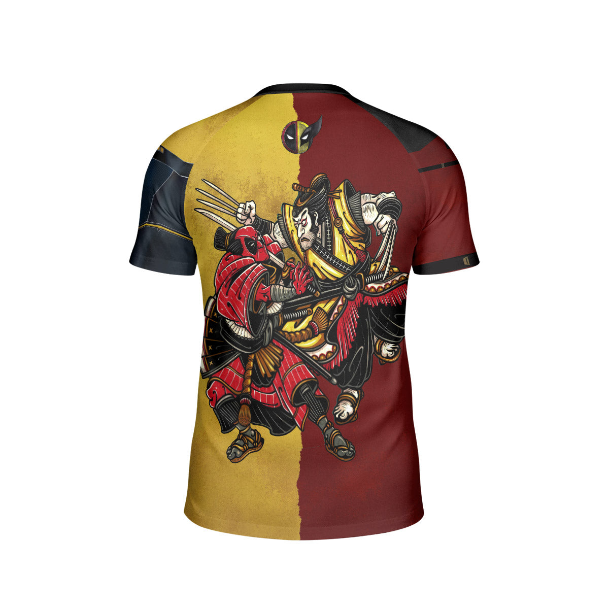 Deadpool And Wolverine Samurai Kids Rash Guard