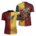 Deadpool And Wolverine Samurai Kids Rash Guard