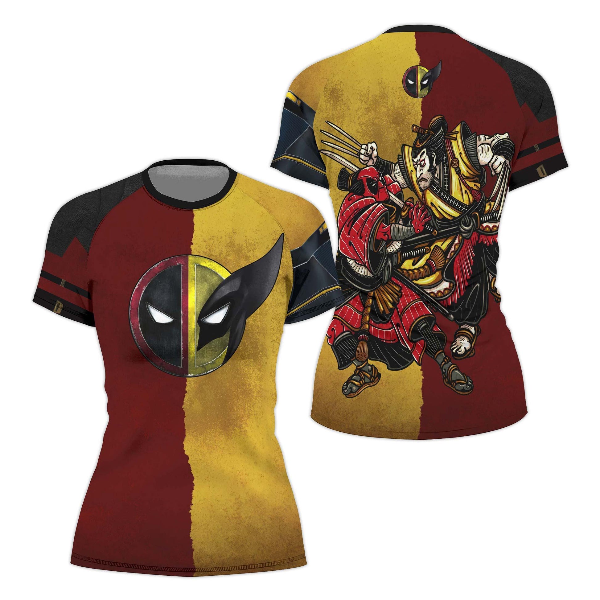 Deadpool And Wolverine Samurai Rash Guard