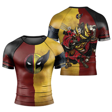 Deadpool And Wolverine Samurai Rash Guard