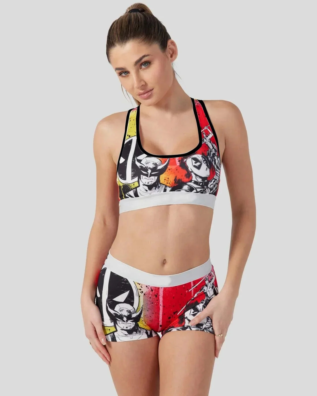 Deadpool And Wolverine Women's Workout Set