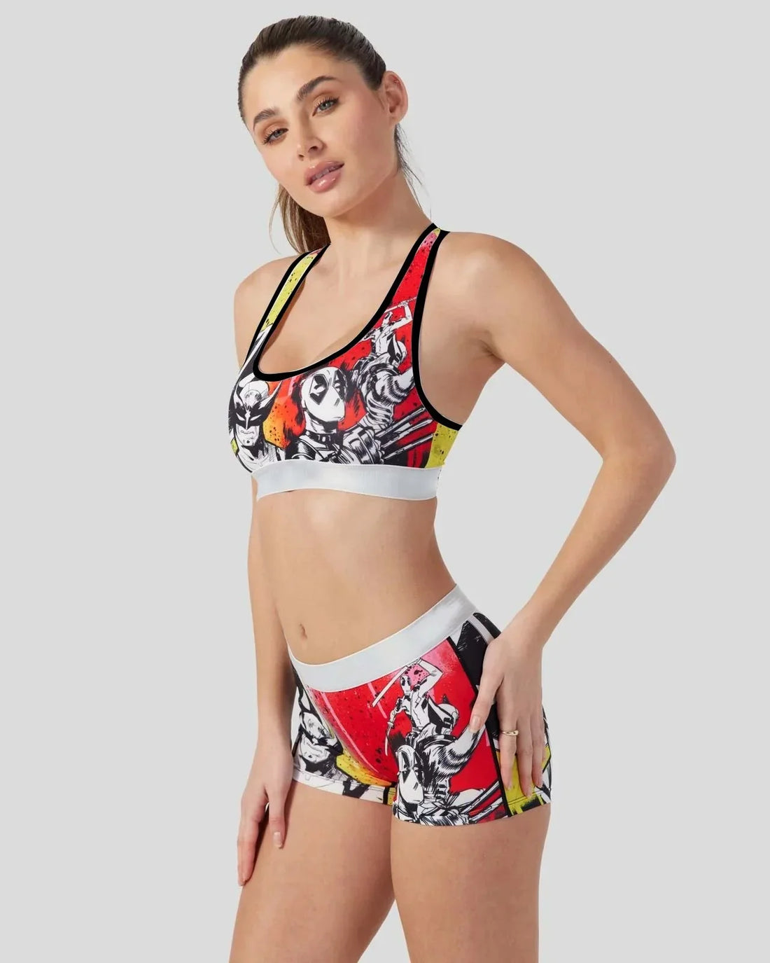 Deadpool And Wolverine Women's Workout Set