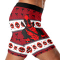 Deadpool Holiday Pixel Strike Compression Shorts