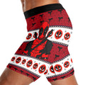 Deadpool Holiday Pixel Strike Compression Shorts