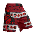 Deadpool Holiday Pixel Strike Fight Shorts