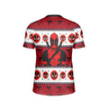 Deadpool Holiday Pixel Strike Kids Rash Guard
