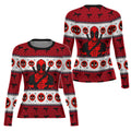 Deadpool Holiday Pixel Strike Rash Guard