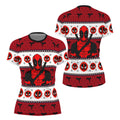 Deadpool Holiday Pixel Strike Rash Guard