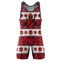 Deadpool Holiday Pixel Strike Wrestling Singlet