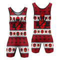 Deadpool Holiday Pixel Strike Wrestling Singlet