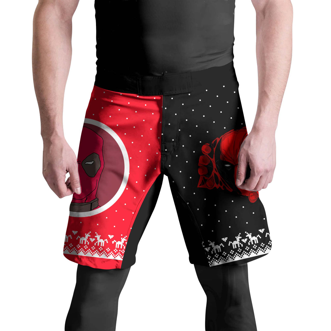 Deadpool Merry Chimichanga Fight Shorts