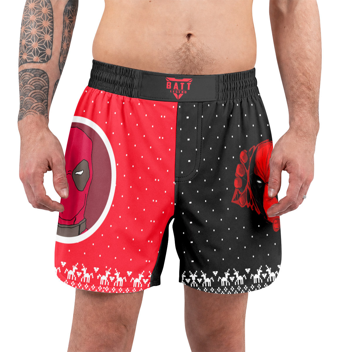 Deadpool Merry Chimichanga Grappling Shorts